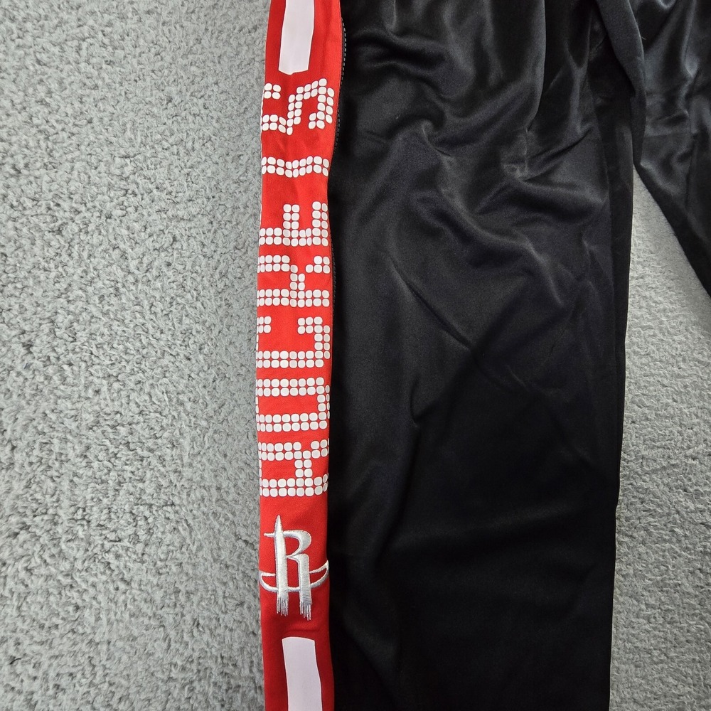 NBA Houston Rockets‎ Warm Up Joggers Track Pants Mens Large Zipway Full Leg Zip - Picture 6 of 15